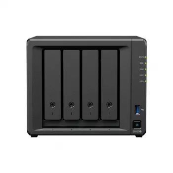 Synology DiskStation DS925+ NAS/Servidor de armazenamento Ryzen Embedded V1500B 4 GB DDR4 0 TB Preto
