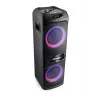 Altifalante portátil de festa JVC XS-EP624B — preto, a pilhas, Bluetooth