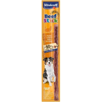 VITAKRAFT Beef Stick com peru - Petisco para cães - 12 g