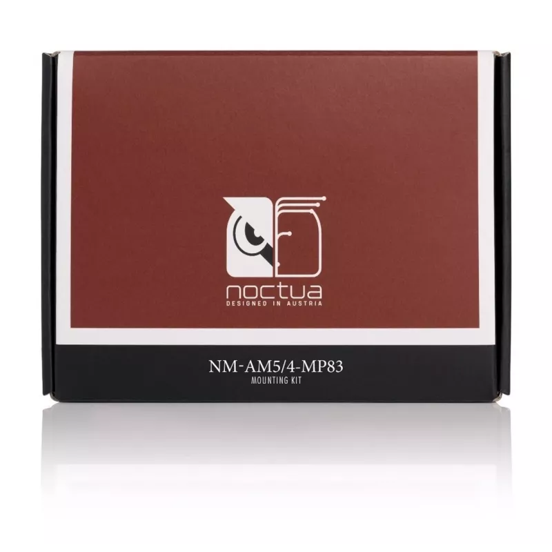 Conjunto de montagem Noctua NM-AM5/4-MP83 cromado preto para socket AM4 AM5
