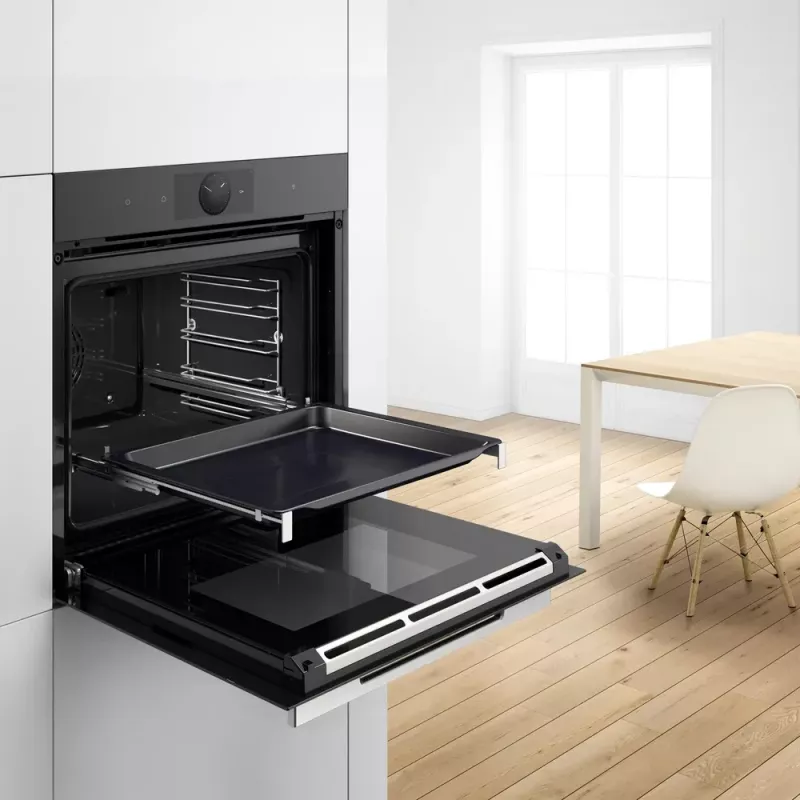 Bosch HEZ638070 peça/acessório de forno corrediça telescópica castanho aço inoxidável