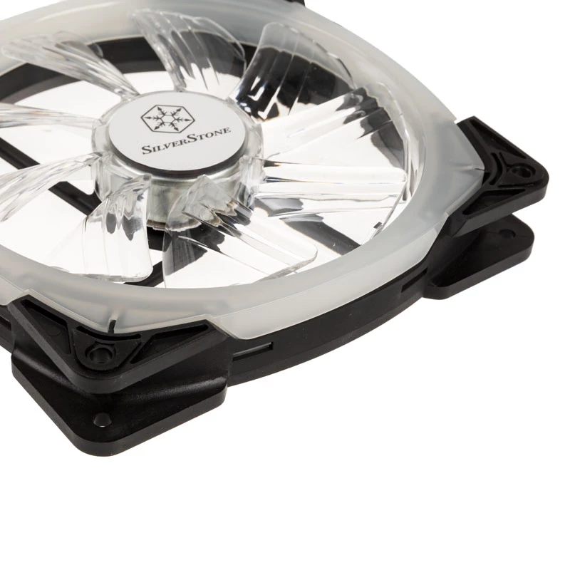 Ventoinha para caixa SILVERSTONE SST-FW142-RGB 140mm 1500U/min – LED RGB, compatível com PWM