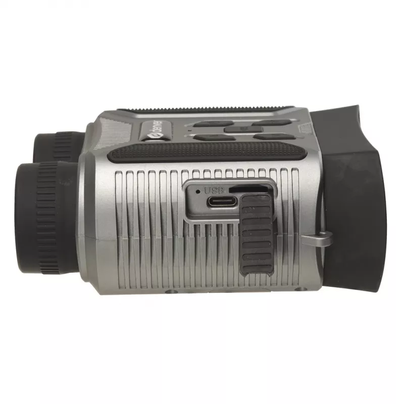 Binóculos Denver NVI-491 preto cinzento plástico MicroSD lítio