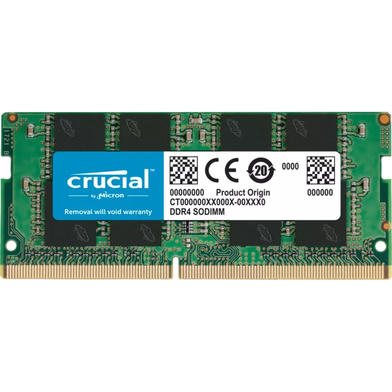 Crucial DDR4 8GB 3200MHz CL22 não-ECC SO-DIMM 260-PIN