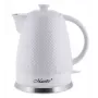 Chaleira elétrica Maestro MR-073 1,5 l 1500 W branca, controlo por alavanca, indicador de nível de água