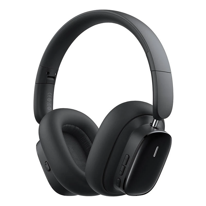 Headset Baseus Bowie H1i Auscultador com arco sem fios Chamadas/Música USB Type-C Bluetooth Preto