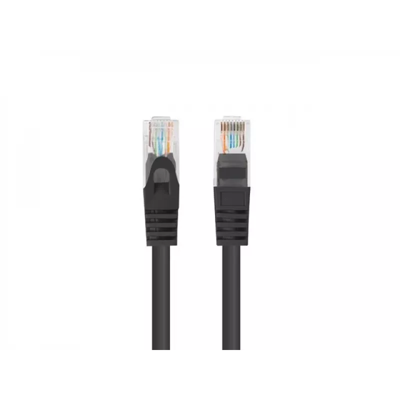 Lanberg PCU6-20CC-0150-BK Cabo patch Cat6 UTP, 1,5 m, preto, 10 unidades