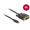 Adaptador USB-C para DVI DeLOCK 1 m 85320