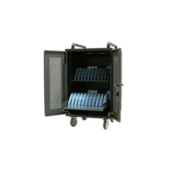Armário de gestão de dispositivos portátil Avtek Charging Cart 20 preto