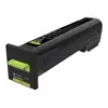 Lexmark - amarelo - original - cartucho de toner LCCP, LRP, Lexmark Corporate - para Lexmark CS820, CX820, CX825, CX860 (72K20YE)
