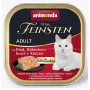 Alimento húmido para gatos animonda Vom Feinsten Gourmet Centre Vaca & Frango Ervas 100 g, adulto, sem glúten