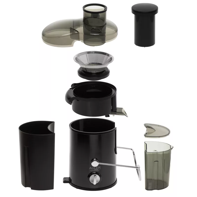 Centrifugadora Adler AD 4132 600 W preto aço inoxidável