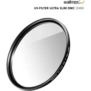 Filtro UV Walimex pro slim Super DMC 55mm – proteção de objetiva 55 mm