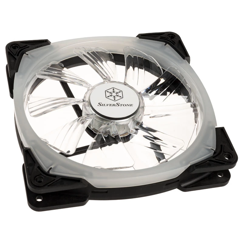 Ventoinha para caixa SILVERSTONE SST-FW142-RGB 140mm 1500U/min – LED RGB, compatível com PWM