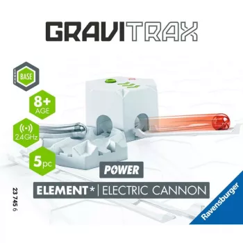 Ravensburger GraviTrax elemento canhão elétrico – expansão de percurso para pista de bolas GraviTrax