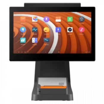 Sistema POS SUNMI D2s PLUS ecrã tátil Full-HD de 15,6 polegadas, terminal de caixa tudo-em-um
