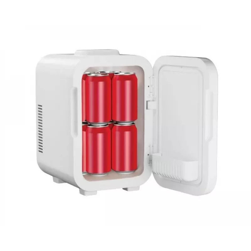 Mini-frigorífico com espelho de maquilhagem LED Elle ESDAFX08WHEU 8 L branco