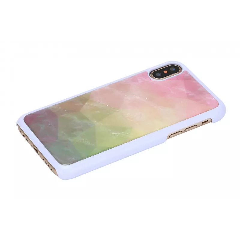 iKins Water Flower capa para iPhone XS/X, branca, K1690H