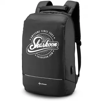 Mochila Sharkoon - preto, 16 L