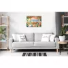 Conjunto de pintura e puzzle Ravensburger Cozy Cabana 23911 – conjunto de atividade de pintura e puzzle