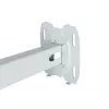 Suporte de parede AVTEK WallMount Next 1200 — aço, branco, telescópico, rotação 360°, inclinação ±42°, carga máxima 20 kg
