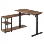 Secretária de altura ajustável eletricamente ergo office 380623 — altura máx. 121 cm, carga máx. 70 kg