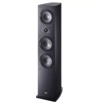 Coluna de chão com fios Heco ELITE 702 de 3 vias, 170 W RMS, 25–40000 Hz, 8 Ω, 91 dB, preto