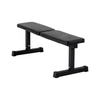 Banco de treino reto Rebel RBA-2000 – banco de halteres plano para exercícios de força e core