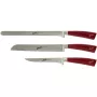 Conjunto de facas de cozinha Berkel Elegance vermelho conjunto de presunto 3 peças KEP3HS00SRRGB