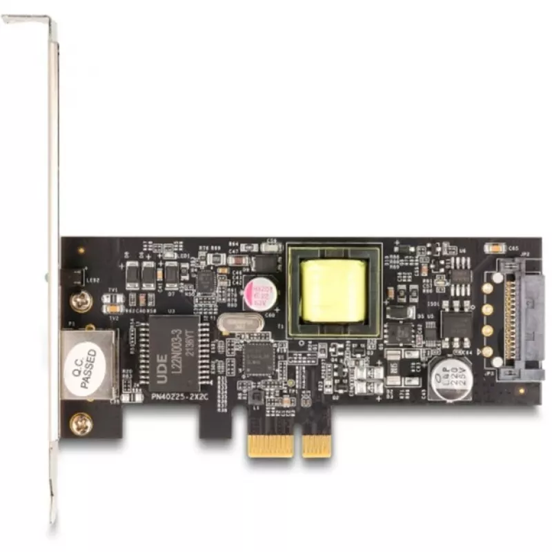 Placa de rede DeLOCK 88506 PCI Express x1, 1 x RJ45 2,5 Gigabit LAN PoE+