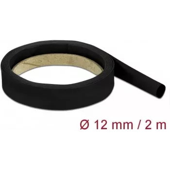 Tubo termorretrátil DeLOCK 18982 preto 2 m 1,2 cm