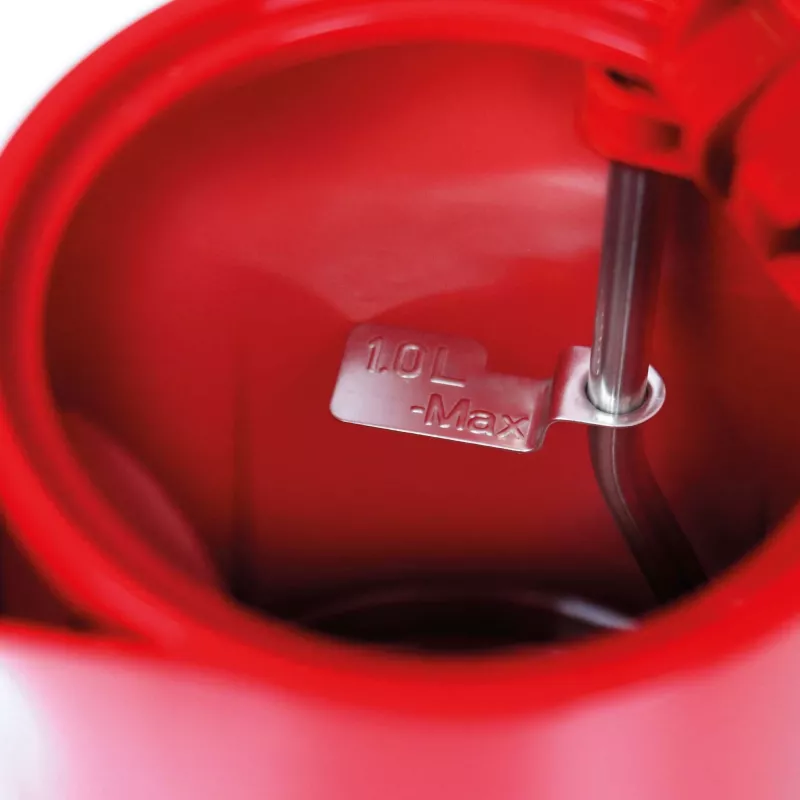 Chaleira elétrica JATA 1 L 2200 W vermelho