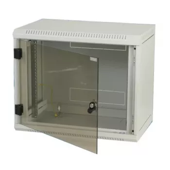 Rack de parede Triton Delta B4S 19 polegadas montagem na parede 6U/400 porta de vidro