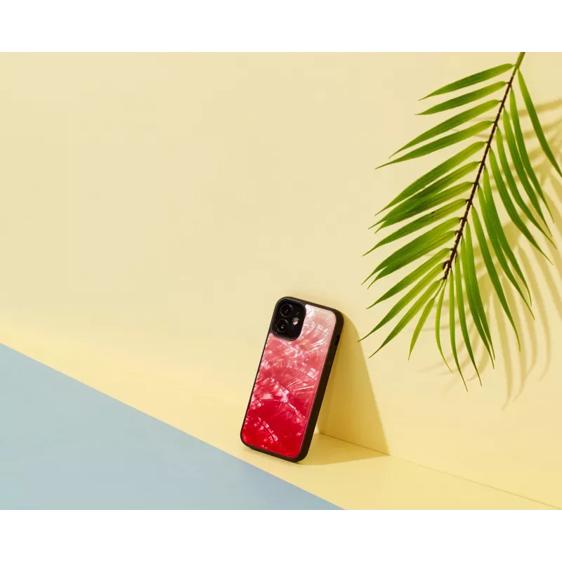 Capa de proteção iKins para Apple iPhone 12 mini — Pink Lake com detalhes pretos
