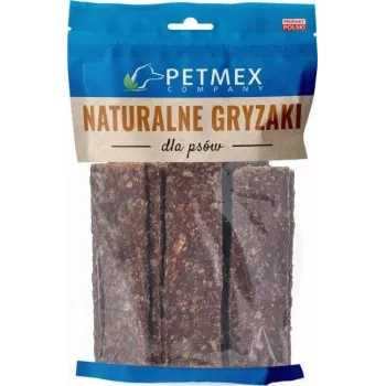 Petiscos para cães PETMEX Deer Stripes Tiras mastigáveis 200 g — caça, sem cereais, para cães adultos