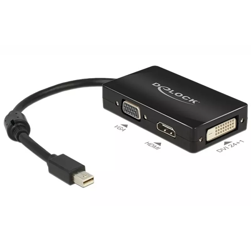 Cabo DeLOCK 0,16 m Mini DisplayPort/VGA + HDMI + DVI