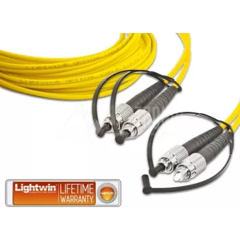 Lightwin Cabo de patch de fibra ótica Duplex de alta qualidade, SM, FC - FC (LDP-09 FC-FC 10.0)