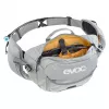 Bolsa de cintura EVOC Hip Pack mesh nylon ripstop cinzento 3L unissexo