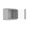 Armário de rack Lanberg WF03-5309-10S 9U rack de parede preto