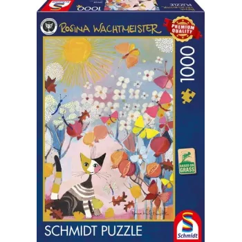 Rosina Wachtmeister: Gatinho às riscas, Puzzle 1000 peças