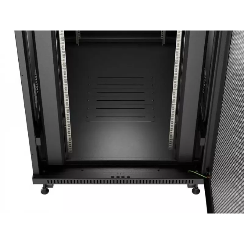 Armário rack LANBERG FF01-8247-23BL 47U armário autónomo, 2343×800×1200 mm, IP20, 165 kg, carga 1200 kg