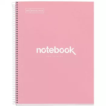 Caderno MAUL A460522 A4 80 folhas rosa