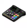 Controlador de estúdio RØDE Caster Duo preto — 2 Combo XLR/TRS, 2 saídas TRS Line, 48 kHz, 24-Bit, ecrã tátil, Wi‑Fi, Bluetooth