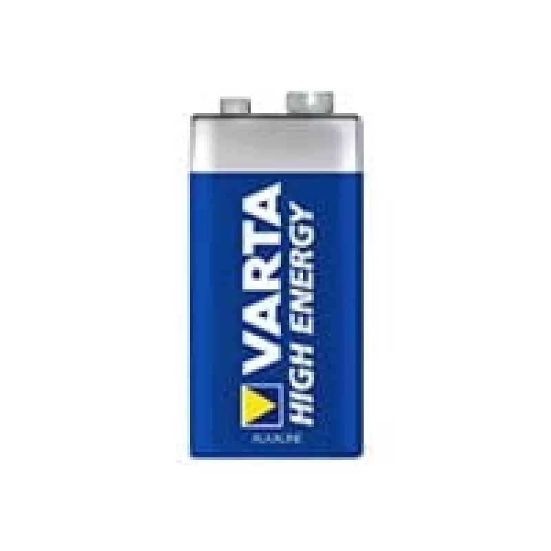 Pilha descartável Varta 9V alcalina