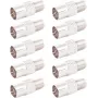 Adaptador conector fêmea IEC para conector fêmea F ShiverPeaks 85324-SET10, conjunto de 10