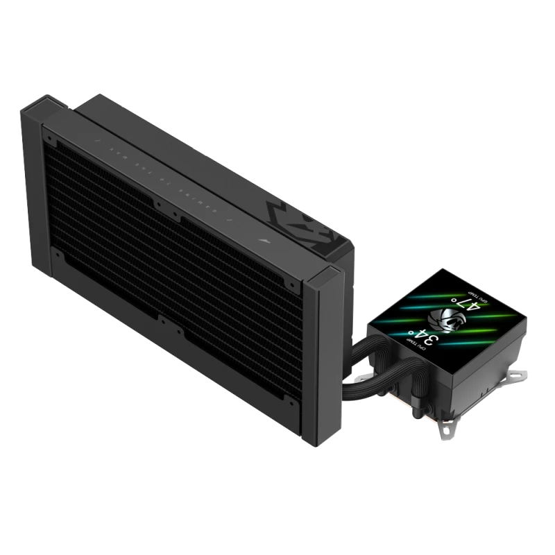 Refrigeração líquida para CPU Gamemax | GLACIER 240 LCD BK | Intel, AMD