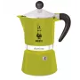 Cafeteira moka Bialetti Rainbow 0,27 l verde