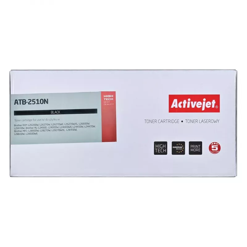 Toner Activejet ATB-2510N (substitui Brother TN2510; Supreme; 1200 páginas; preto)