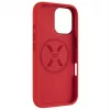 Fixed MagFlow | Capa traseira | Apple | iPhone 16 | Silicone líquido | Vermelho