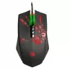 Rato gaming A4Tech BLOODY A60 — ótico, ambidestro, 6200 DPI, USB Type-A, 8 botões, preto